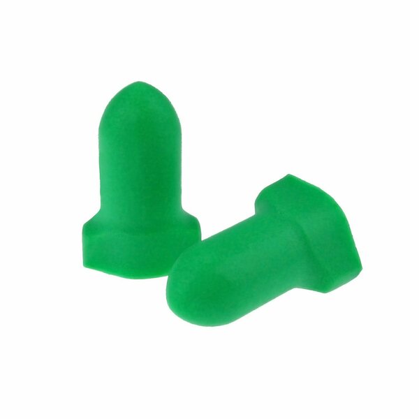 Radians Disposable Uncorded Ear Plugs, Wing Shape, NRR 32, Green FP30